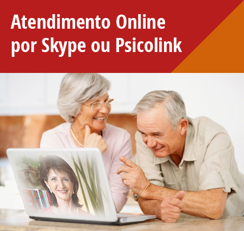 Atendimento online por Skype ou Psicolink